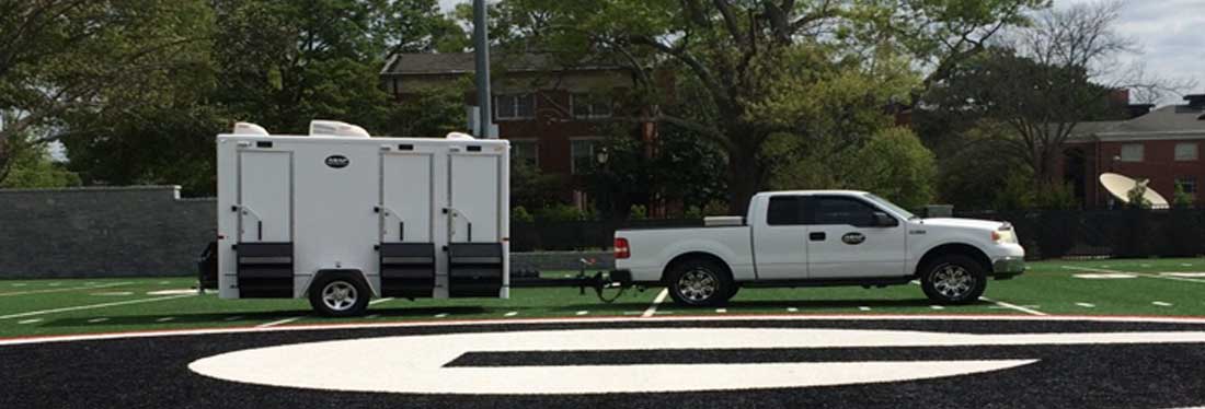 Three stall Restroom Trailer