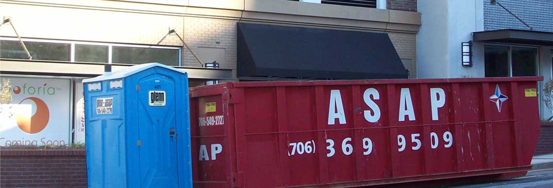 Roll off container, dumpster